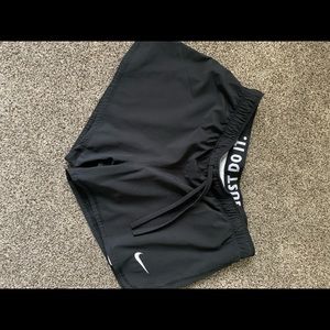 Nike athletic shorts w built in spandex